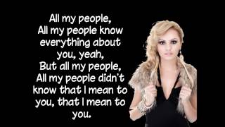 Alexandra StanAll my people Lyrics [upl. by Ayiram]