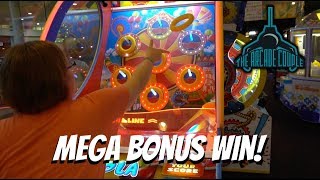 WINNING The MEGA Bonus On Brand NEW Hoopla Arcade Game [upl. by Gage]