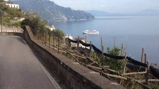 Driving Amalfi Coast Italy [upl. by Isied]