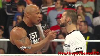 The Rock Rock Bottoms Cm Punk  HD [upl. by Abocaj]