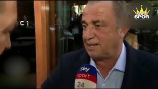 Fatih Terim İtalyanca röportaj verdi [upl. by Anirok]