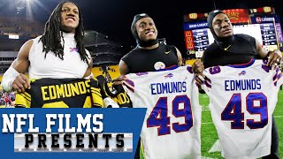 The Edmunds Bros Just Three Brothers Playing Ball  NFL Films Presents [upl. by Enilasor]