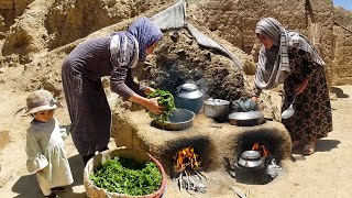 Village Food Secrets  Cooking Vegetable Pilaf in Afghanistan Village [upl. by Yeneffit911]