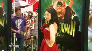 Jodelle Ferland on the Green Carpet at the Premiere of Paranorman [upl. by Sudnak]