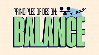 Understanding Balance The Principles Of Graphic Design [upl. by Lemay]