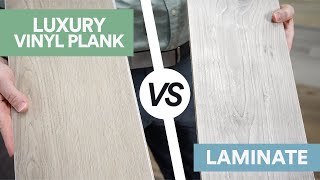 LVP Flooring vs Laminate Flooring  Whats the Difference [upl. by Tatianna]