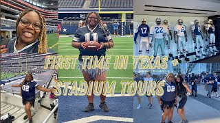 FIRST Time in TEXAS  Dallas Cowboys Stadium and Star in Frisco TOUR 2022 [upl. by Katee]