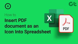 How To Insert PDF Document As Icon Into A Spreadsheet  Attach PDF as Icons on Microsoft Excel [upl. by Nacim]