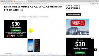 Download Samsung A8 A530F U3 Combination Frp Unlock File [upl. by Abdu796]