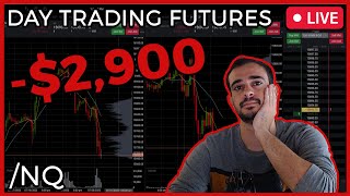 2900 Account Blown  Live Day Trading Futures [upl. by Prior]