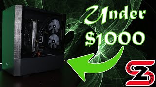 Building A Budget Gaming PC For Under 1000  Parts Listed [upl. by Darsie]