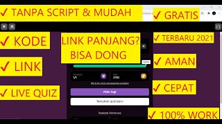 Cara Mengetahui Jawaban Quizizz TERBARU untuk Kode Live Quiz Link Classroom dengan HPPC WORK [upl. by Philender]