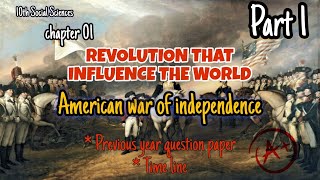 CLASS 10  REVOLUTIONS THAT INFLUENCED THE WORLD  SOCIAL SCIENCE  PART 1 [upl. by Leva]