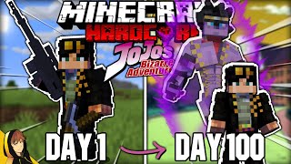 I Survived 100 Days in JoJos Bizarre Adventure in Minecraft Heres What Happened [upl. by Egduj113]