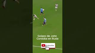 Golazo del colombiano John Córdoba en Rusia [upl. by Ecyla723]