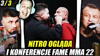 NITRO OGLĄDA I KONFERENCJE FAME MMA 22  BOXDEL VS NAJMAN 33 [upl. by Doownel]