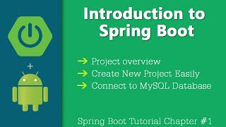 Spring Boot Server amp Android Client App Tutorial  Introduction and project setup  Chapter 1 [upl. by Melamed391]