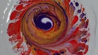 Painting with Twist Abstract Acrylic Painting using Fruit Foam Net [upl. by Uy]