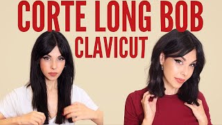 🔴 CORTE DE PELO RECTO EN CASA  LONG BOB RECTO  CLAVICUT 2024 [upl. by Colfin]