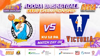 🔴 LIVE D5  Match 5  BULS BULUNGAN VS VICTORIA ORANGE  KU 12 PA  🏅 ABCC 2024 [upl. by Noryak479]