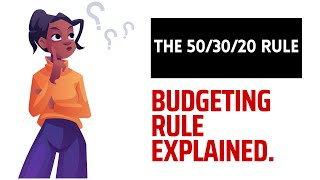 How to Manage your Money  The 503020 Budgeting Rule Explained [upl. by Ahsenav]