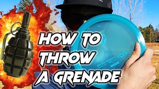 HOW TO THROW A GRENADE One Of The Most Useful Scramble Shots In Disc Golf [upl. by Vassar]