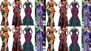 🆕MISHONO MIPYA YA VITENGE YA MAGAUNI MAREFU YA WAMAMA  ANKARA GOWN STYLES FOR MAMAS [upl. by Eninaj845]