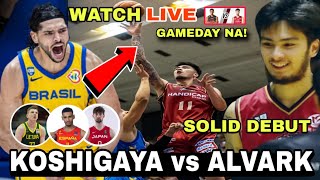 GAMEDAY❗Kai Sotto vs 4 BIGMAN ng SPAINBRAZIL LITHUANIA at JAPAN  KOSHIGAYA vs ALVARK [upl. by Tomkiel543]