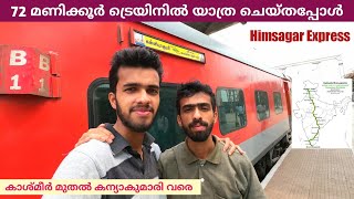 Indias 3rd Longest Running Train  Himsagar Express 3AC Journey  Katra to Kanniyakumari  Part  3 [upl. by Eneladgam]