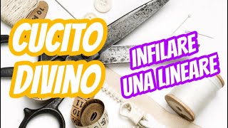 Tutorialcome infilare una macchina da cucire lineare [upl. by Rohn487]