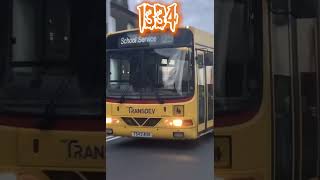 Mini bus clips  Keighley’s 1334 543 thekeighleybuscompany transdev wrightbus [upl. by Ailisec]