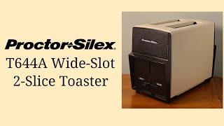 1993 Proctor Silex T644A 2Slice Toaster [upl. by Etna]