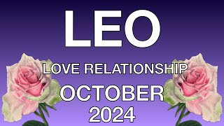 ♌️ Leo October 2024 ❤️ The overThinker ❤️ Love Relationship Tarot Reading [upl. by Anomis]