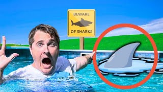 Shark in the Swimming Pool Adventure  Pool Rules Story by Papa Joel’s English [upl. by Derdle]