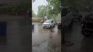 Heavy downpour in Kushinagar ⛈️⛈️ [upl. by Nylirad]