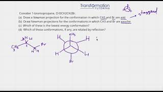 How To Draw Anti And Gauche Newman Projections Orgo Made EASY With Mayya [upl. by Ellac548]