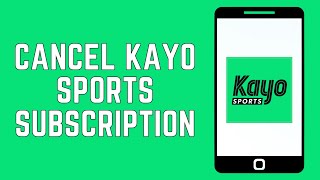 How To Cancel Kayo Sports Subscription 2024 FULL GUIDE [upl. by Aisatal]