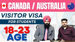 Australia Visitor Visa  Canada Tourist Visa for Age 1823 Years  Latest Update on Tourust Visa [upl. by Epoh]