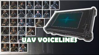 Call of Duty Modern Warfare  quotUAVquot Voicelines [upl. by Januisz294]