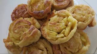 Recette 183  Beignets Roulés Aux Pommes BOMBEEEEEEEEEE [upl. by Cordeelia367]