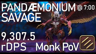 【FFXIV】P4s Hesperos II Clear  700 Monk PoV 93075 rDPS [upl. by Tumer503]