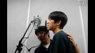 PreDebut EXOs Baek Hyun with his friend sings Love LightCNBlue [upl. by Ringsmuth]