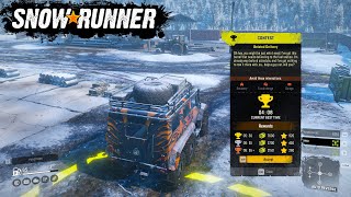 SnowRunner phase 4  Amur Cosmodrome Contests belated delivery GOLD 448 [upl. by Burns351]