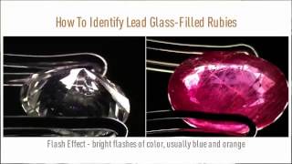 How to Classify a Lead Glass–Filled Ruby by GIA [upl. by Jen535]