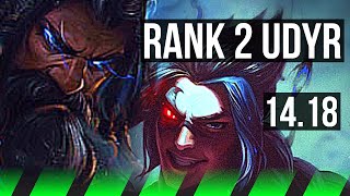 UDYR vs KAYN JGL  Rank 2 Udyr 14213 Legendary  EUW Challenger  1418 [upl. by Dav682]