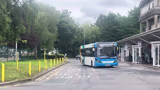 Bus Spotting Stagecoach South Wales Enviro 200 MMC 26185 YX67 UZV Route X24 Blaenavon to Newport [upl. by Rochelle]