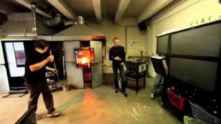 Tour the local glass blowing factory in Wertheim Germany [upl. by Ainivad]