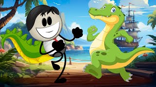 What if we had a Crocodilelike Tail  more videos  aumsum kids children cartoon whatif [upl. by Heathcote]