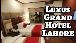 One Night Stay in Luxus Grand Hotel Lahore  Hotel Room Review  Vlog  Ayesha Gill Official [upl. by Nnylecyoj60]