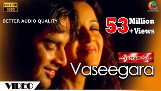 Vaseegara Official Video  Full HD  Minnale  Harris Jayaraj  Madhavan  Gautham V Menon [upl. by Pincince]